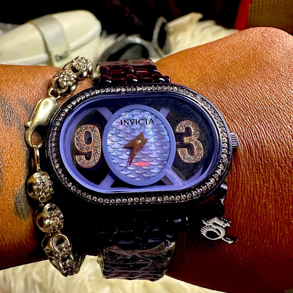 Purple Limited Edition Invicta Watch.
